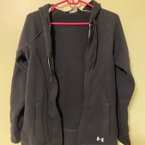 Under Armour Cold Gear Black Zip Up Hoodie